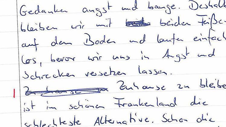 Teil 2 des Diktats - von Arnd Rühlmann.