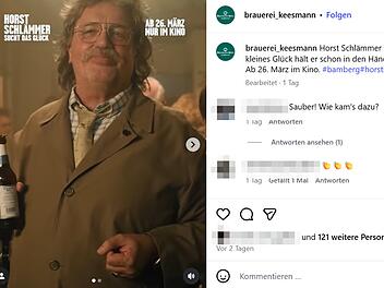 Hape Kerkeling trinkt in neuem Horst-Schl&auml;mmer-Film Bier aus Bamberg