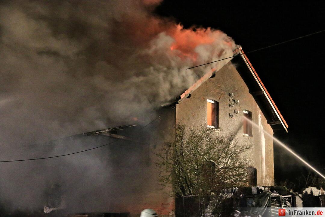 10.02.2016 Scheune brennt bei Burgebrach