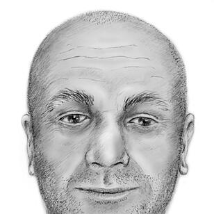 Das rekonstruierte Porträt des unbekannten Toten aus Sachsen-Anhalt