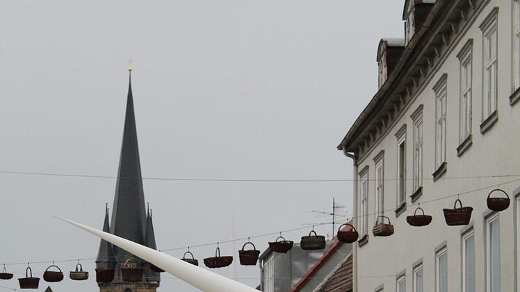 Eindrücke vom verregneten Dämmerschoppen in Lichtenfels. Foto: Markus Häggberg
