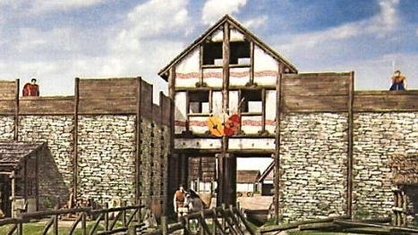 Das Zangentor am Staffelberg (hier die Simulation eines ähnlichen Gebäudes) wird vorerst nur virtuell entstehen. Staffelberg-Wanderer werden sich über eine App auf ihrem Smartphone in grafischer 3D-Form das mögliche rekonstruierte Torgebäude ansehen können.  Foto: Archiv
