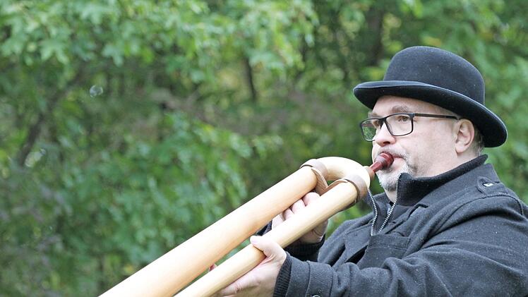 Alexander Kneuer am "Büchel"  Foto: Silke Heid