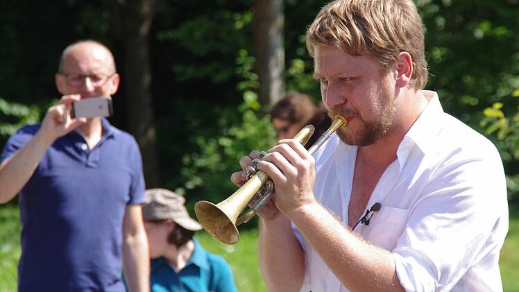 "LaBrassBanda" rockten in Kronach. Foto: Marco Meißner