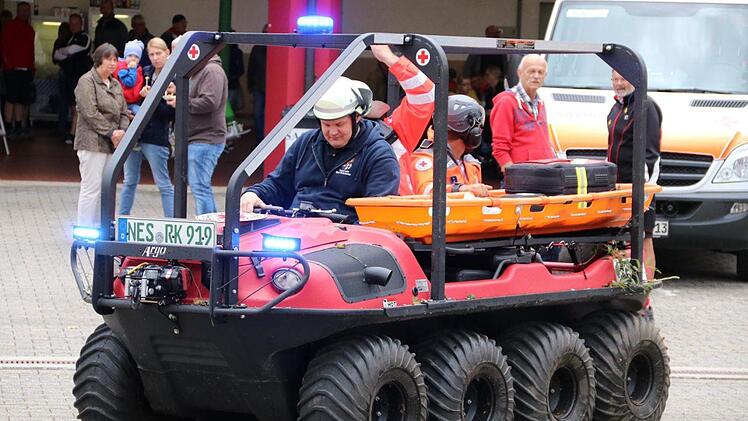Aktion "Feuerwehr zum Anfassen". Foto: Kevin M&uuml;ller