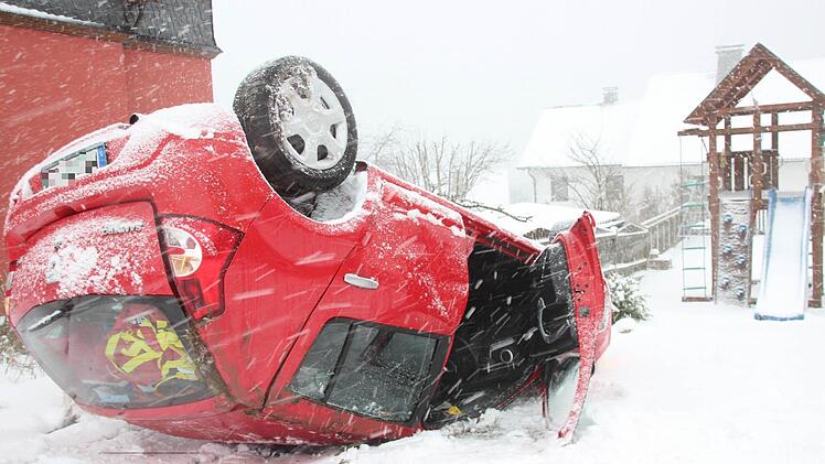Unfall in Marienroth. Foto: Marco Meißner