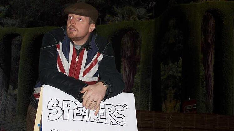 Angelehnt an das Original im Hyde-Park in London wird es am Samstag in der Kumbacher Fußgängerzone eine "Speakers' corner" geben.  Foto: M. Schmidmeier