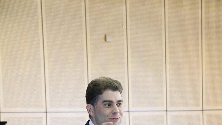 Jens Hupfer begrüßt die Gäste. Thomas Malz