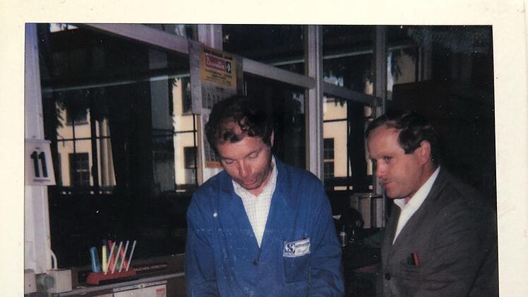 Erich Hemmerlein (rechts) kam im Jahr 1964 zu Sachs. Foto: Hemmerlein