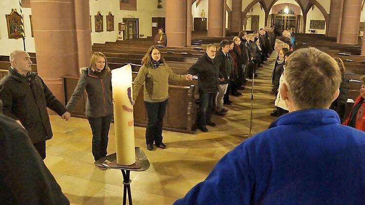 Gemeinsames Vaterunser Fotos: Arkadius Guzy