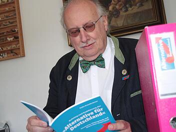 Georg Hock aus Wonsees steht dem AfD-Kreisverband Kulmbach-Lichtenfels vor, zudem gehört er als Beisitzer dem bayerischen Landesverband an. Dort hat Hock offenbar Gegner in den eigenen Reihen. Foto: Archiv/Nützel