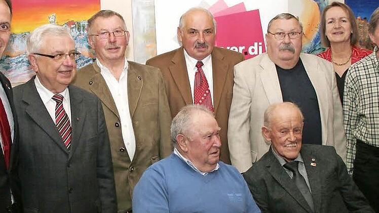 Die Geehrten für 50 Jahre Mitgliedschaft  Fotos: p