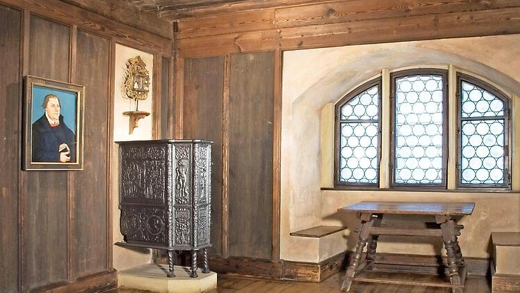 Hier, im "Lutherzimmer" der Veste, saß der Reformator. Foto: Kunstsammlungen Veste Coburg