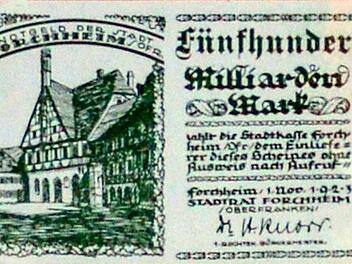 Die Papierscheine sind 96 Jahre alt. Alle tragen die Unterschrift des damaligen Bürgermeisters Hans Knorr (1920 bis 1929). Repro: Ronald Heck