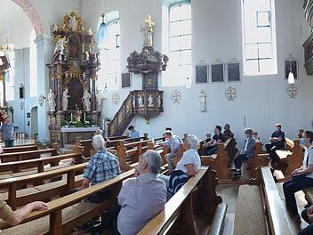 Die St. Laurentius und Mariä Himmelfahrt geweihte Kirche in Fridritt mit ihrem Gnadenbild ist wieder vermehrt Ziel von Wallfahrern.