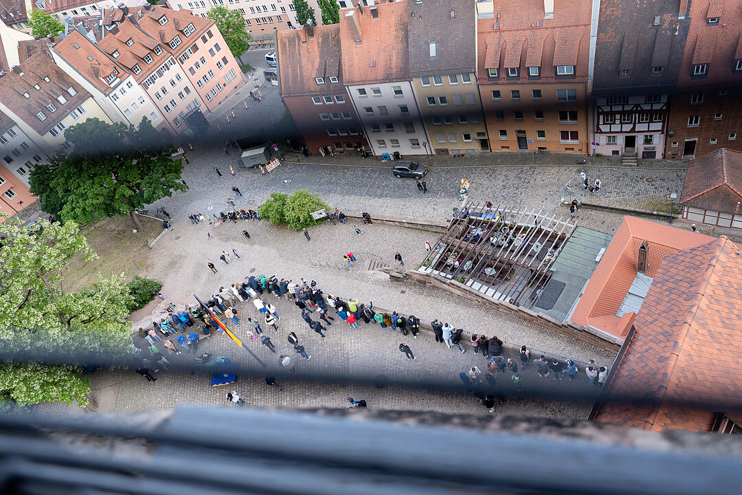Nürnberg erstrahlte in BLAU.