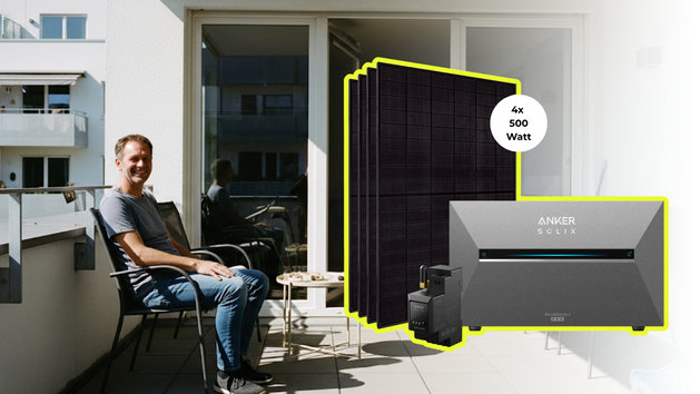 Die Anker SOLIX Solarbank 3 Pro bietet mit ihrer hohen Speicherkapazit&auml;t von 2,68 kWh, KI-gest&uuml;tzter Energieoptimierung und Notstromfunktion eine leistungsstarke L&ouml;sung f&uuml;r Balkonkraftwerke, um den Eigenverbrauch zu optimieren.