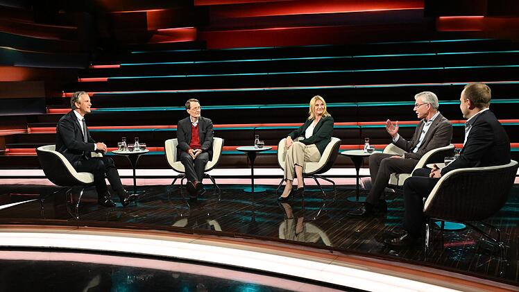 Am Donnerstag diskutierte Markus Lanz mit (von links) Karl Lauterbach, Kerstin Münstermann, Martin Werding und Peter Neumann.