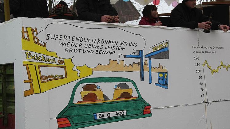 Versöhnlich zeigten sich die Hubertusschützen mit der Feststellung: "Wir können uns jetzt beides leisten: Brot und Benzin!" Foto: Georg Stöhr