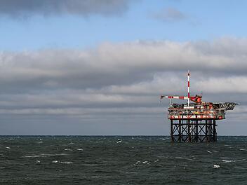 Erdgasf&ouml;rderung vor Borkum