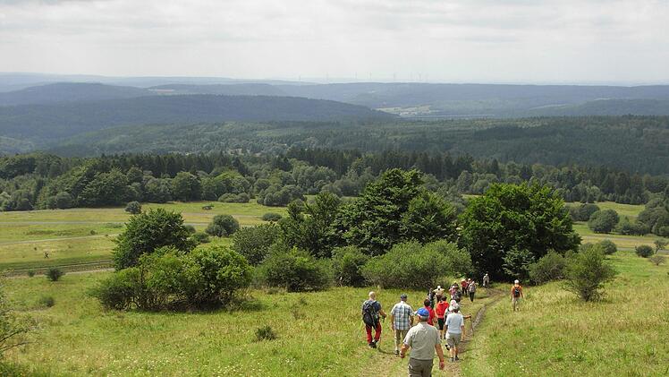 Der Abstieg vom Kleinen Auersberg. Foto: Joachim Rübel