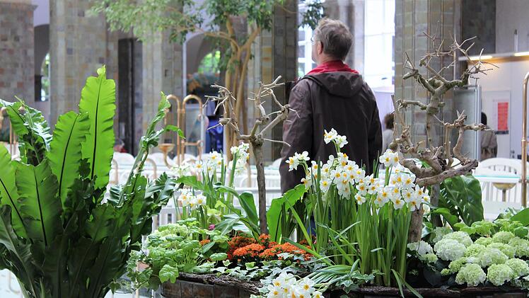 Frühling in der Brunnenhalle. Foto: Werner Vogel