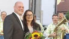 Sie freuten sich über den Sieg: Georg Seiffert und seine Frau Michaela. Foto: Marion Eckert