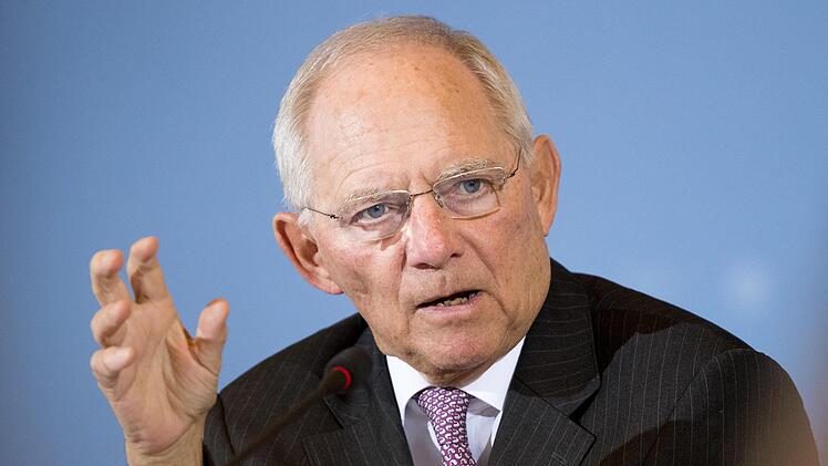 Wolfgang Sch&auml;uble Foto: dpa