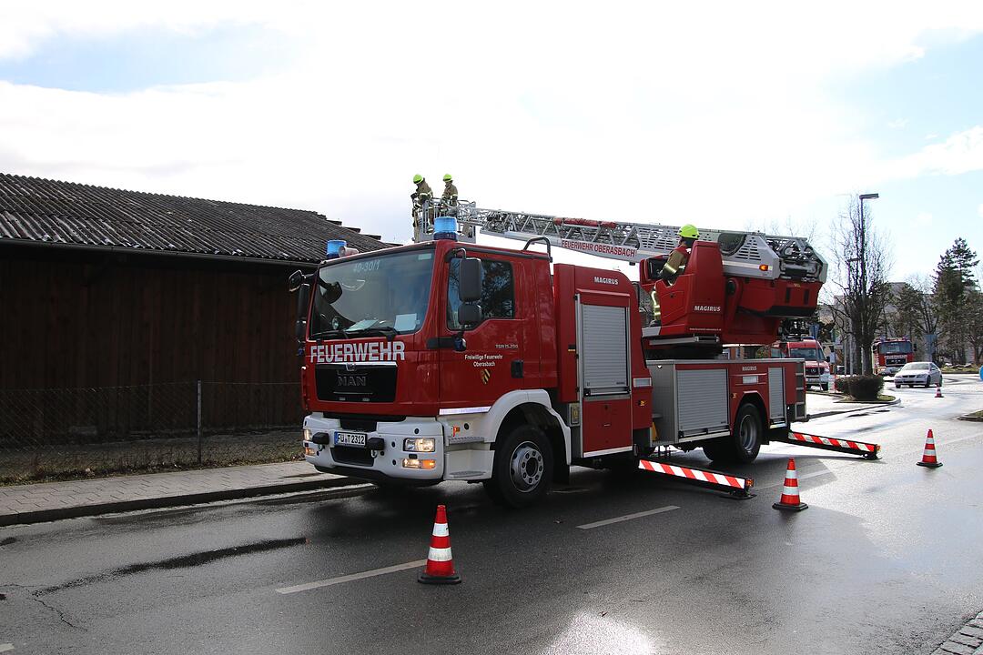 Erste Sturmschäden in Franken