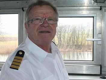 Kapitän Popp verkehrt künftig auf der Schifffahrtslinie für Gäste von Marktbreit über Kitzingen nach Dettelbach. Foto: Th. Meyer