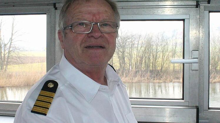 Kapitän Popp verkehrt künftig auf der Schifffahrtslinie für Gäste von Marktbreit über Kitzingen nach Dettelbach. Foto: Th. Meyer