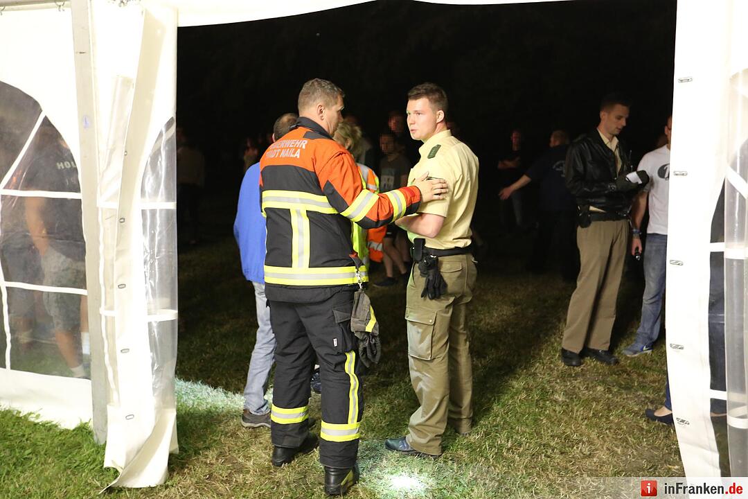 Reizgas-Attacke bei Wiesenfest in Naila
