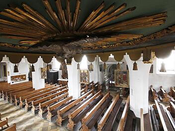 Die Pfarrkirche St. Martin in Forchheim von der Kanzel ausFoto: Josef Hofbauer