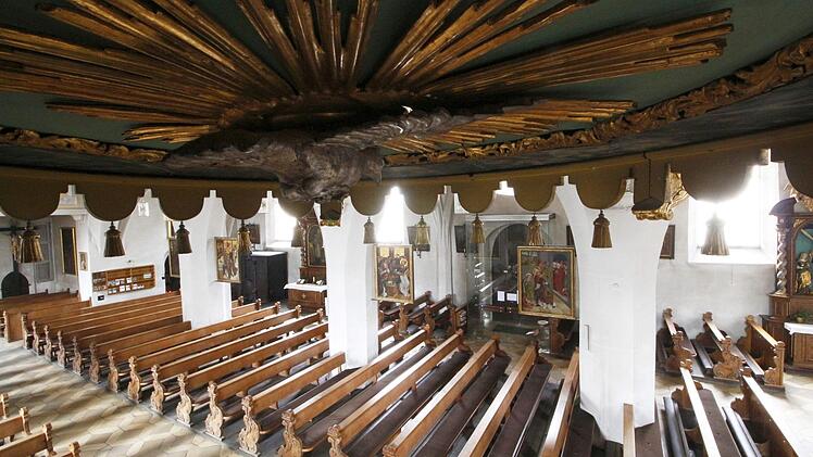 Die Pfarrkirche St. Martin in Forchheim von der Kanzel ausFoto: Josef Hofbauer