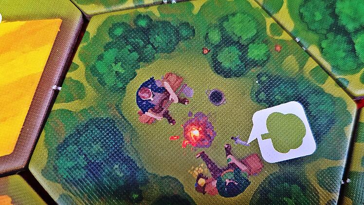 Spiele-Test Dorfromantik - das Brettspiel:  Entspannter Landschaftsbau mit Sogwirkung