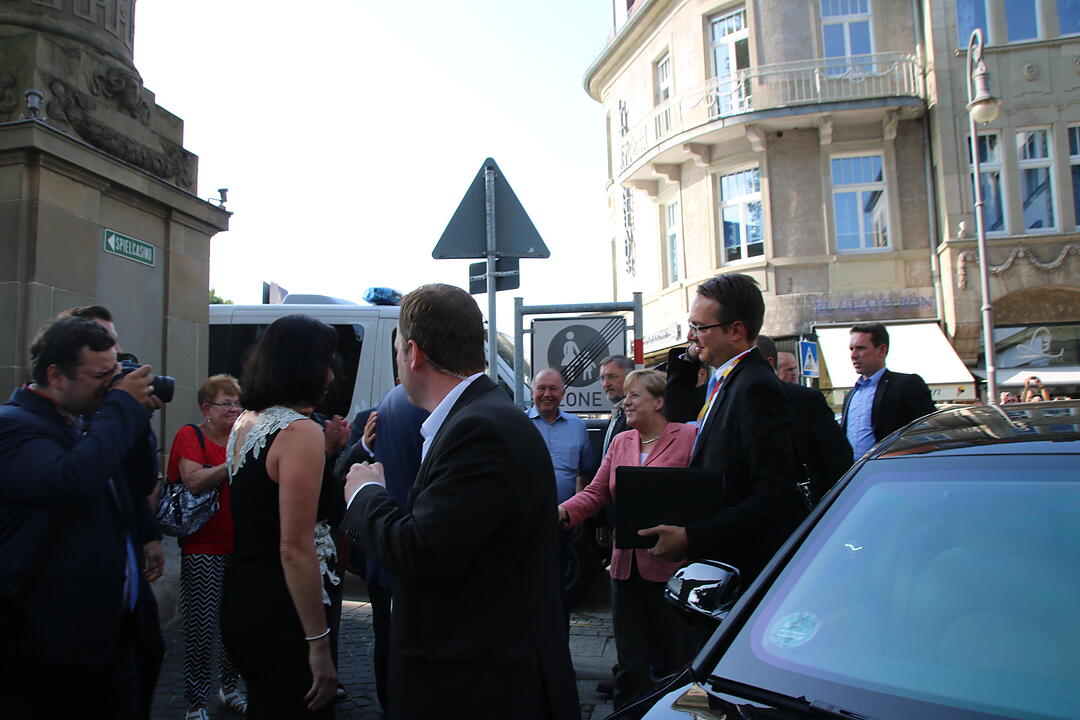 Angela Merkel zu Besuch in Bad Kissingen