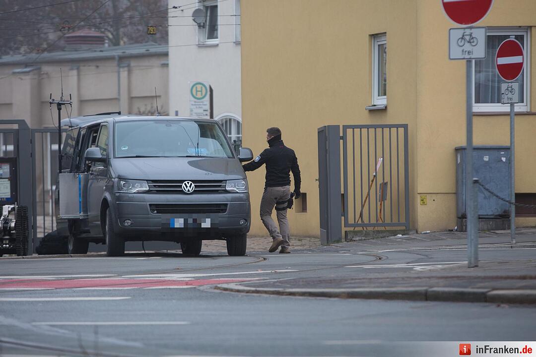 Großeinsatz am türkischen Konsulat in Nürnberg