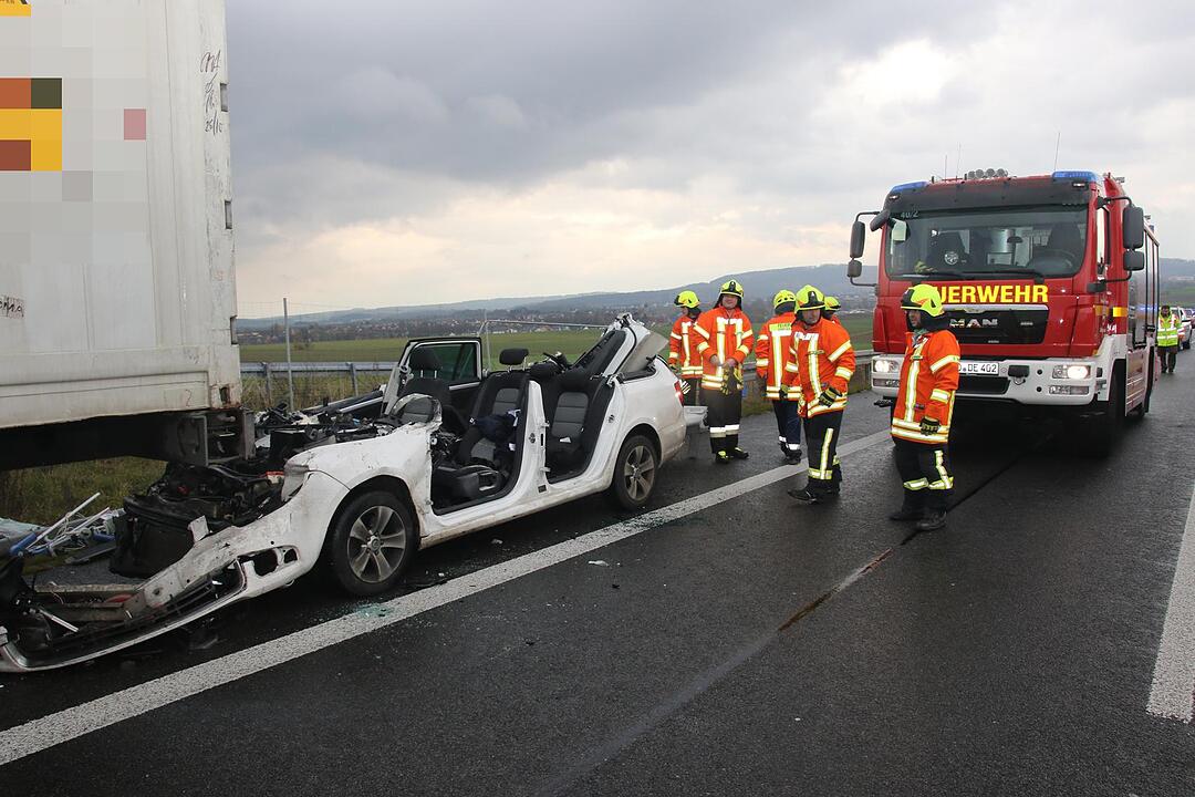 Unfall auf A73 bei Coburg