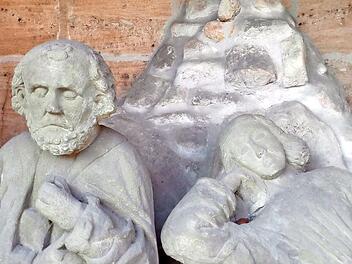 Darstellung vom Herzogenauracher Ölberg, der 2007 restauriert wurde  Foto: Helmut Fischer