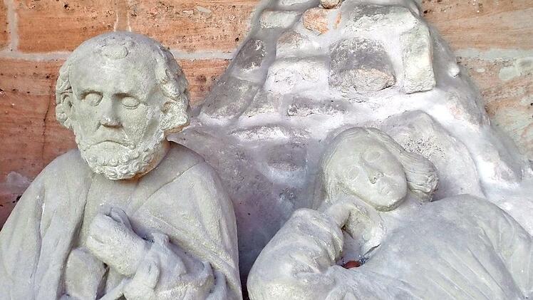 Darstellung vom Herzogenauracher Ölberg, der 2007 restauriert wurde  Foto: Helmut Fischer