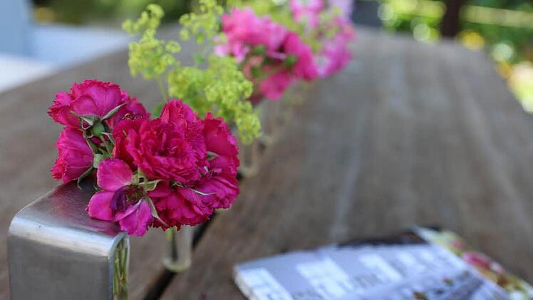 Impressionen aus Carmen Kunerts Gartenatelier in Thurnau. Foto: Barbara Herbst