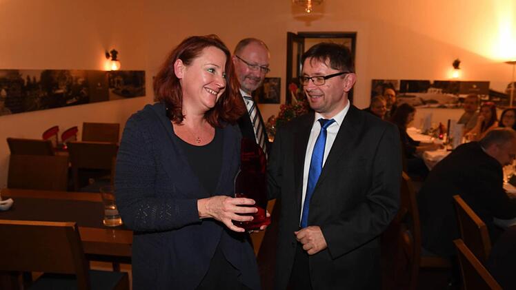 Übergabe des Bürgerpreises für Soziales an Yvetta Rehm Foto: Ronald Rinklef