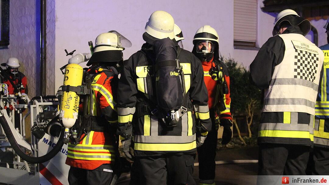 Brand eines Einfamilienhauses in Engelmannsreuth