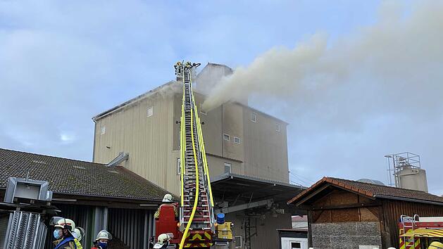 Brand in Ölmühle bei Forchheim