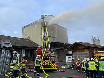 Brand in Ölmühle bei Forchheim
