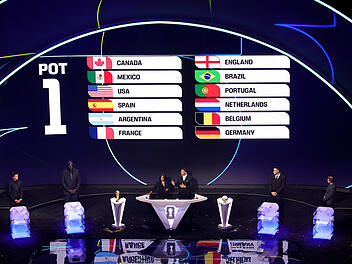 Fußball-WM 2026 - Auslosung Vorrunde Fußball-WM 2026 - Auslosung Vorrunde