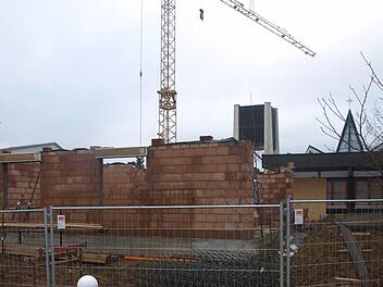 Gebaut wird aktuell ein Anbau für die Oerlenbacher Kinderkrippe. Foto: Stefan Geiger