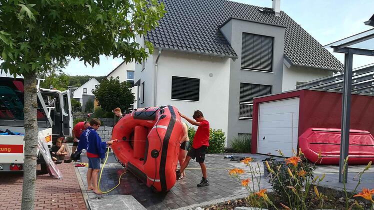 &Uuml;bungs-Wochenende des  Jugend-Einsatz-Teams der Bad Kissinger  DLRG.Christian W&ouml;hning