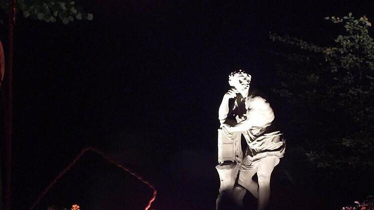 Lampions im Kurgarten