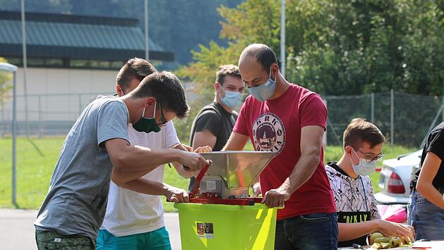 Ein Projekt-Seminar der 12. Jahrgangsstufe des Franz-Miltenberger-Gymnasiums in Bad Brückenau beschäftigt sich mit dem Thema "Historische Obstsorten". Foto: Fabio Mathea